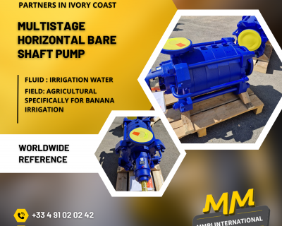 MMPI International : Delivery of a MULTISTAGE HORIZONTAL CENTRIFUGAL PUMP