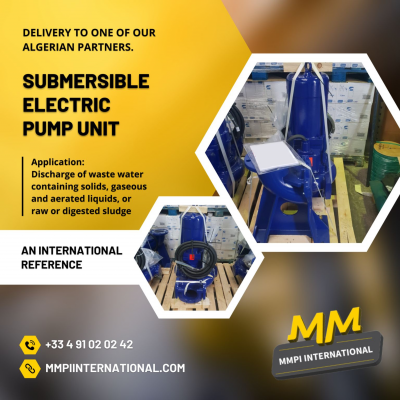 MMPI International : Delivery of a Submersible electric pump for Algeria.