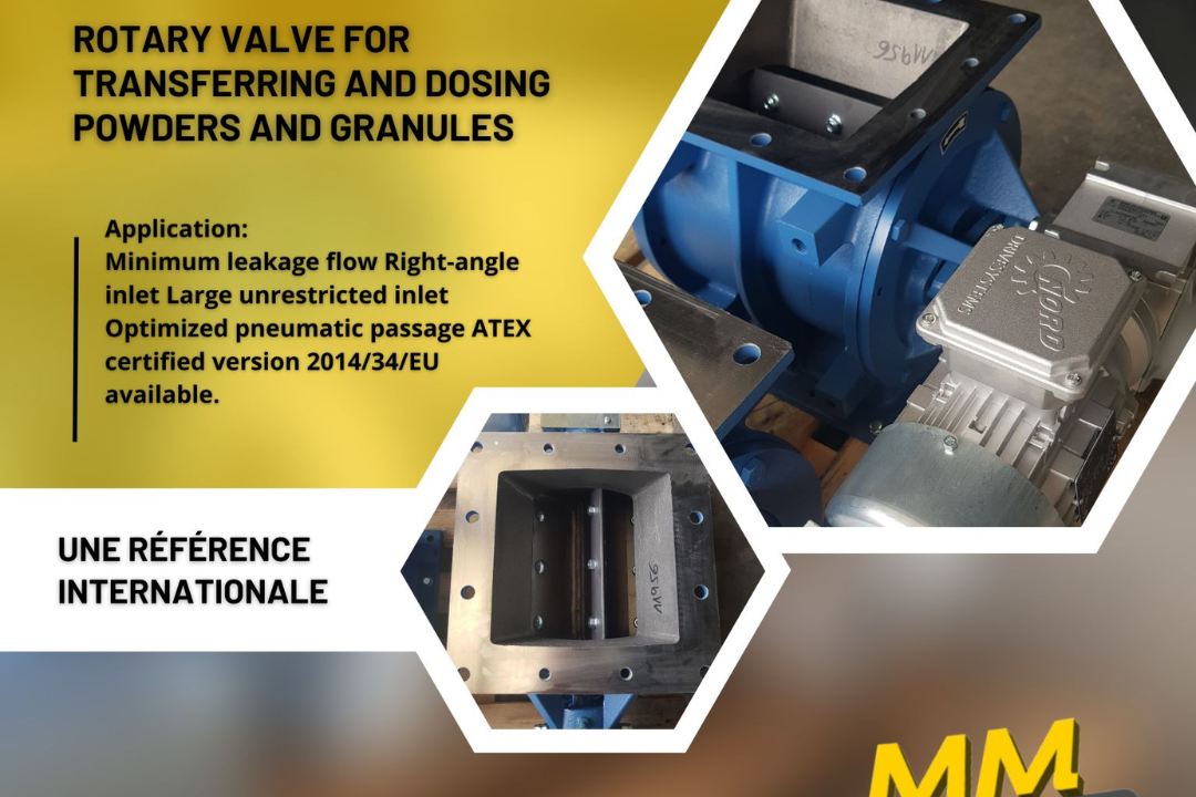 MMPI International : A rotary lock for your transfers and dosages of powders and granules for Algeria