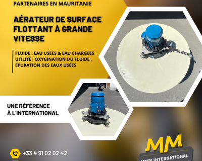 MMPI International : Livraison d’Aérateur de surface Flottant à Grande Vitesse vers un client en Mauritanie